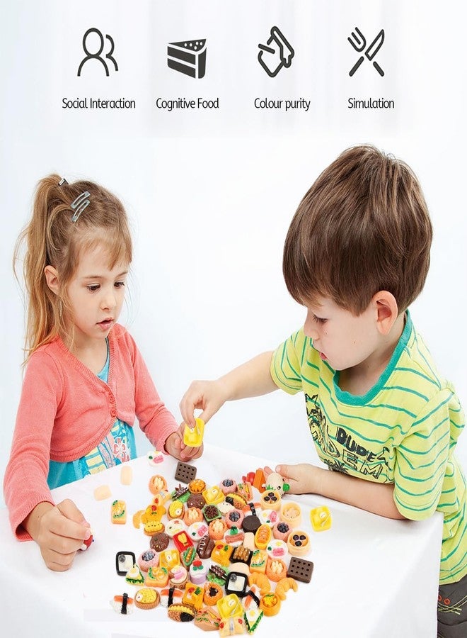 TROFFLLY Mini Resin Food Toys Decoration Mixed Model Making Miniature Random Imitation Cup Dessert Pastry Cake Topper Dollhouse Small Ornaments Food Toys (30) - Image 3